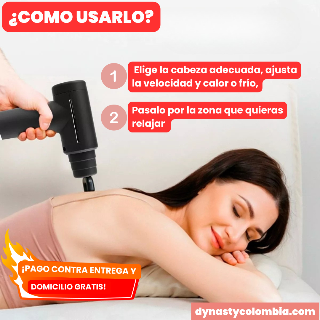 VibeForce™ Masajeador Muscular Pistola Eléctrica
